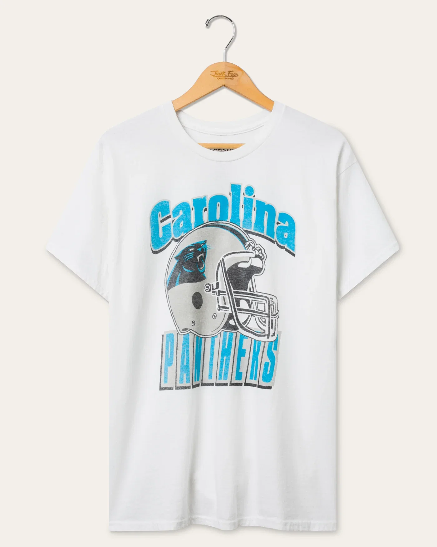 Image of Carolina Panthers Throwback Helmet Tee