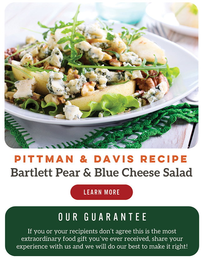 Bartlett Pear & Blue Cheese Salad Recipe