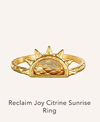 Reclaim Joy Citrine Sunrise Ring
