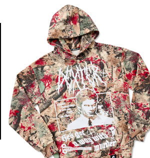 Dexter x Bloody Disgusting Camo Hoodie