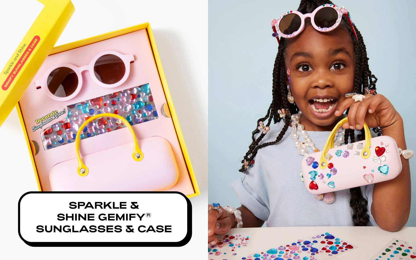 Sparkle & Shine Gemify Sunglasses & Case