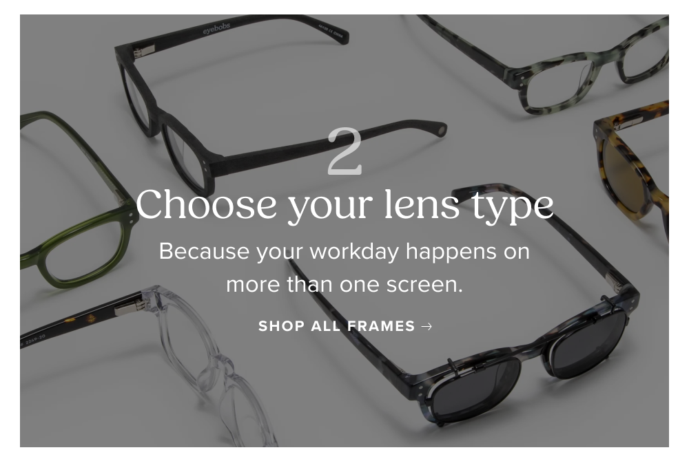 Choose your lens type
