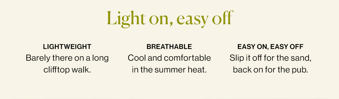 Light on, easy off