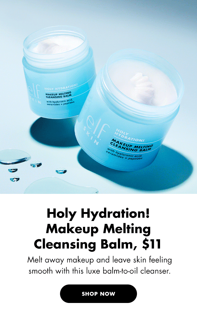 Holy Hydration! Makeup Melting Cleansing Balm
