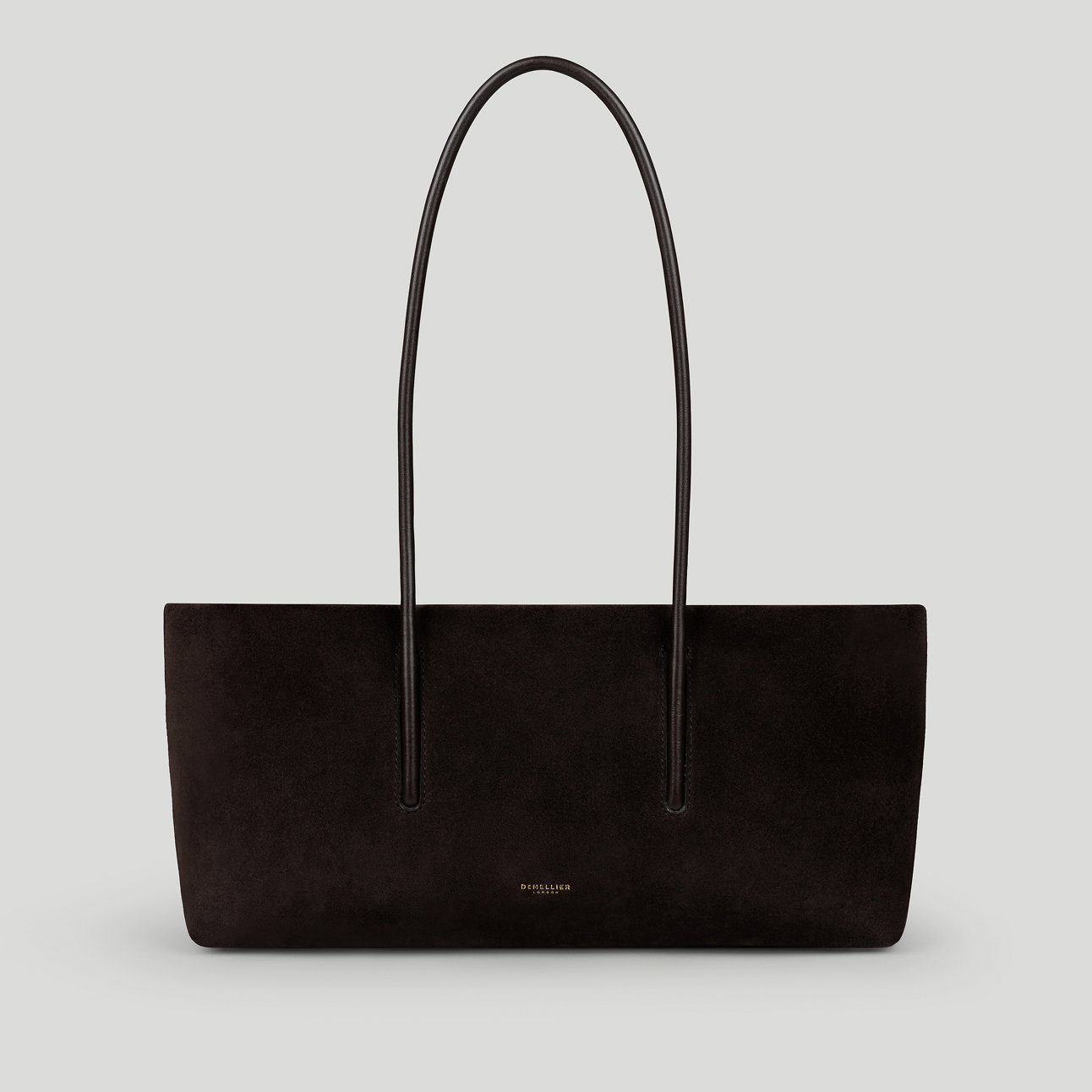 The Stockholm Shoulder dark chocolate suede