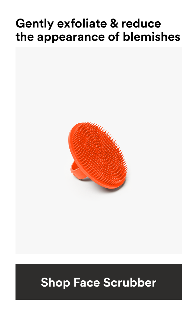 Gently exfoliating Face Scrubber