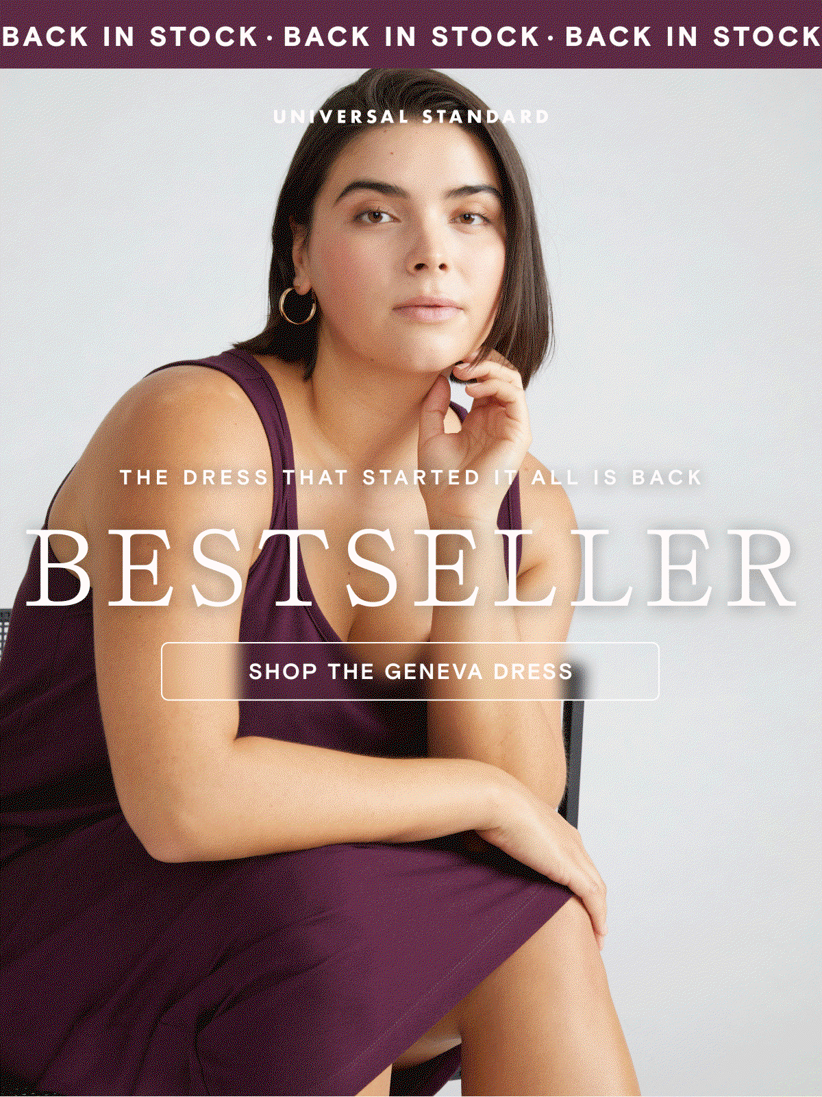geneva Dress back in stock