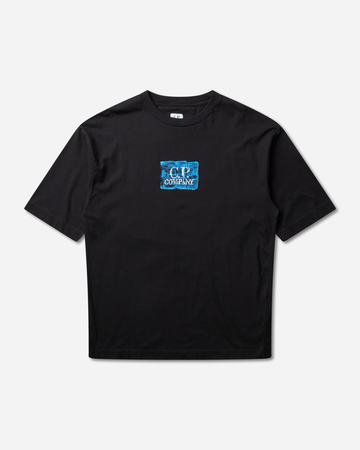 Men's 30/1 Jersey Logo T-Shirt Black