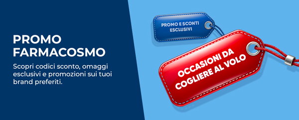 Scopri codici sconto, omaggi esclusivi e promozioni su Farmacosmo!