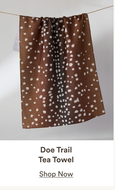 Doe Trail Tea Towel