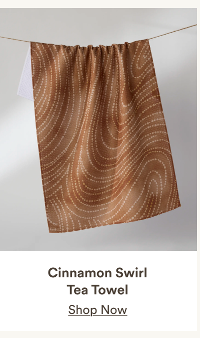 Cinnamon Swirl Tea Towel