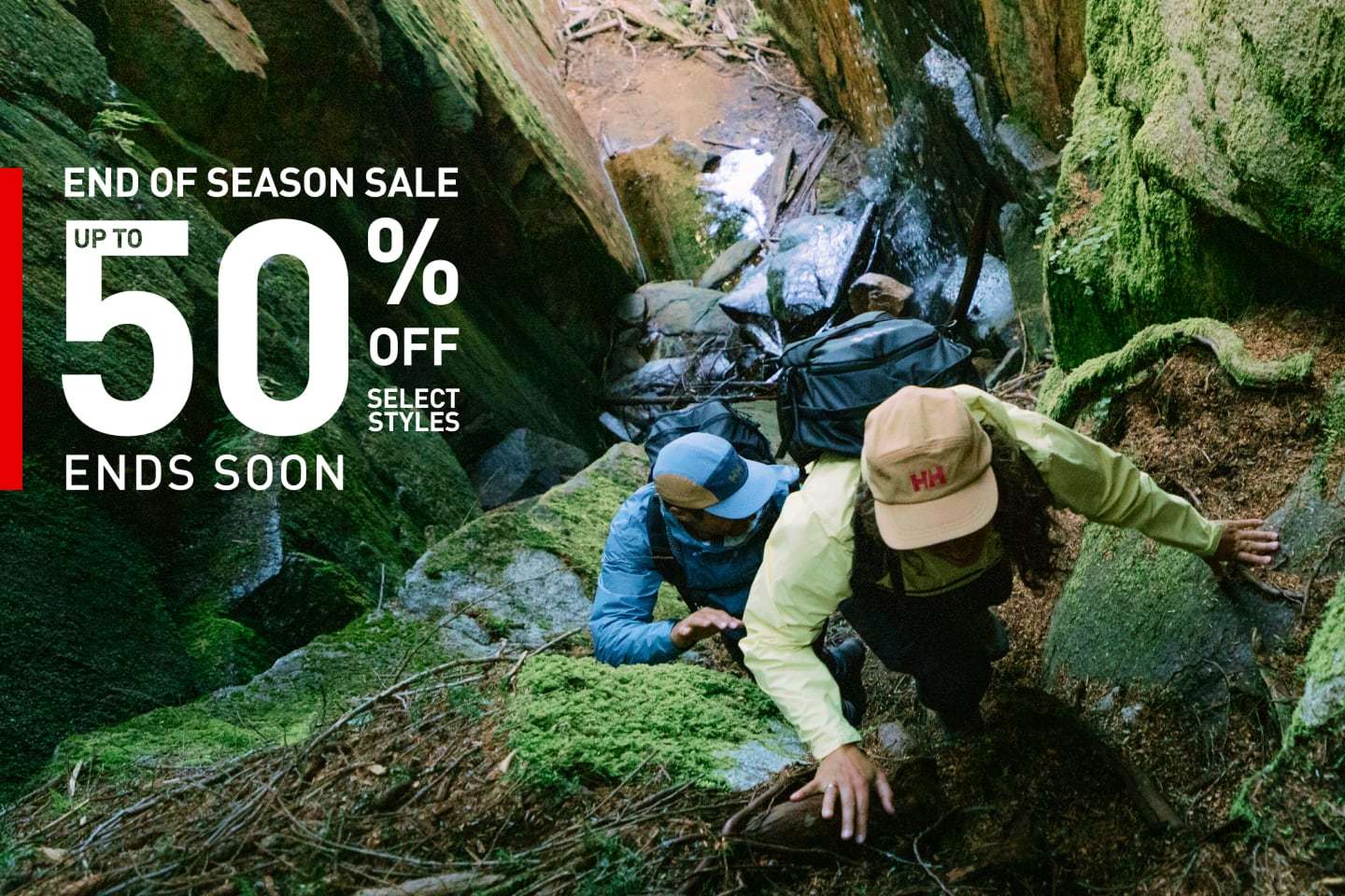 End of Season Sale. Up to 50% off select styles. Ends soon.