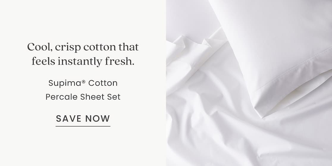 Supima Cotton Percale Sheet Set