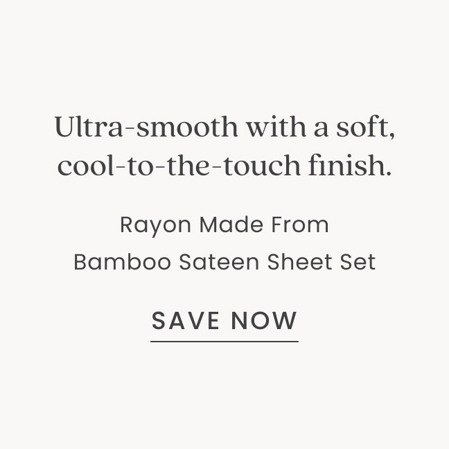 Bamboo Sateen Sheet Set
