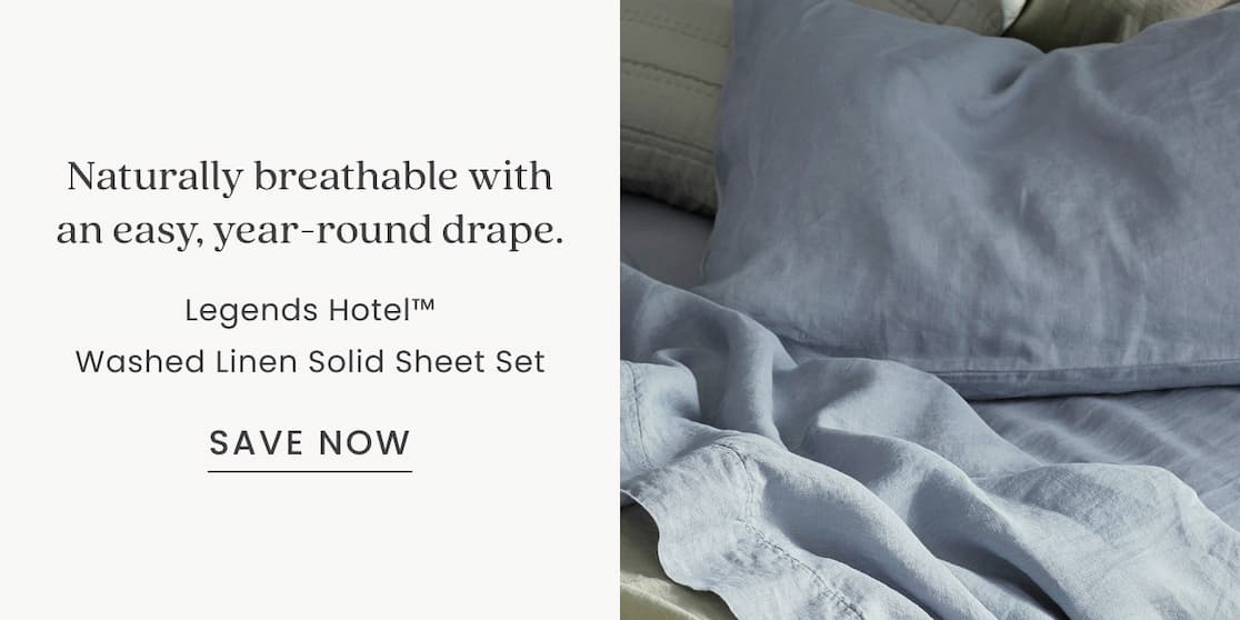 Washed Linen Solid Sheet Set