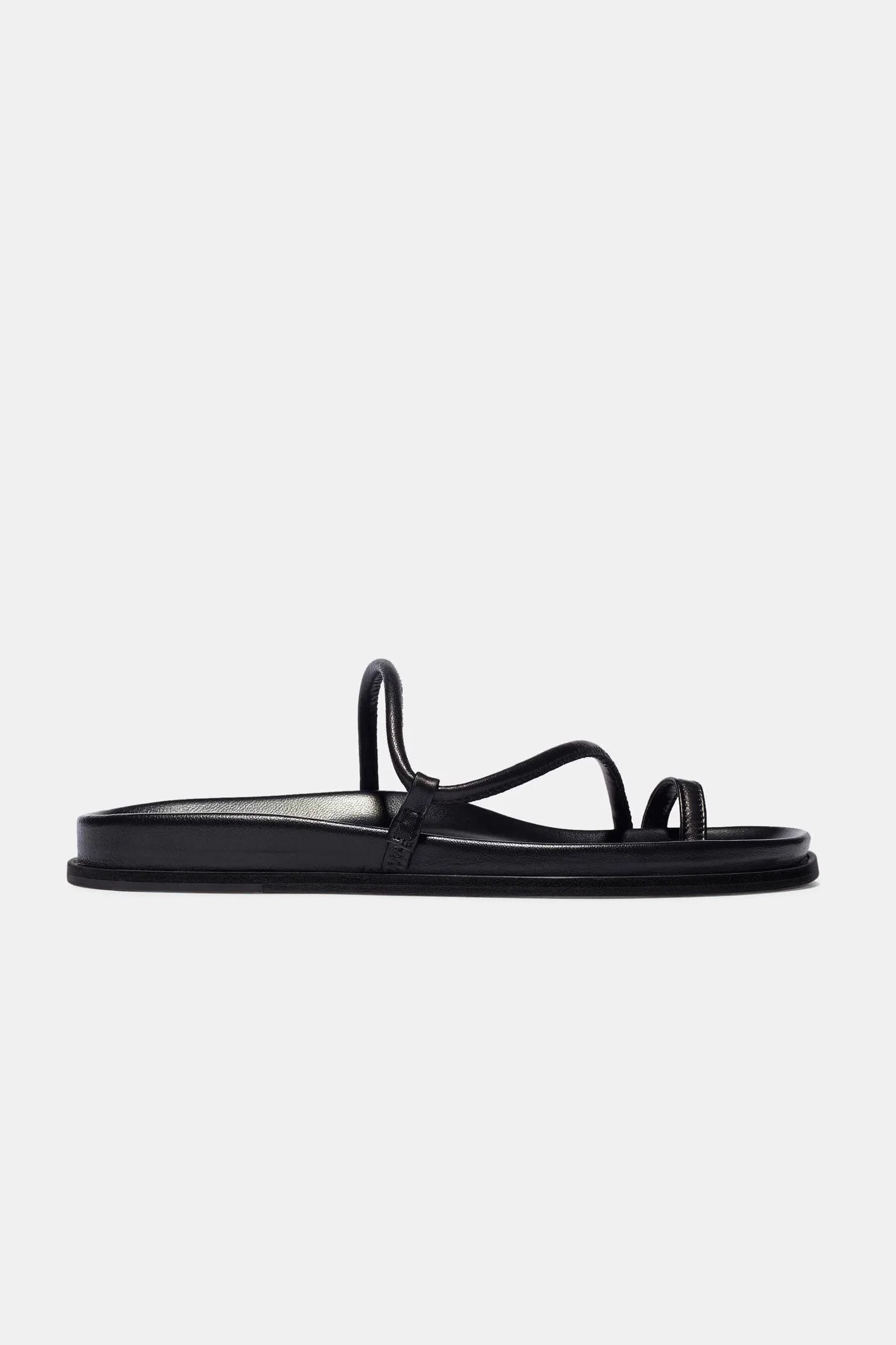 Image of Bari in Black Nappa with Black Sole