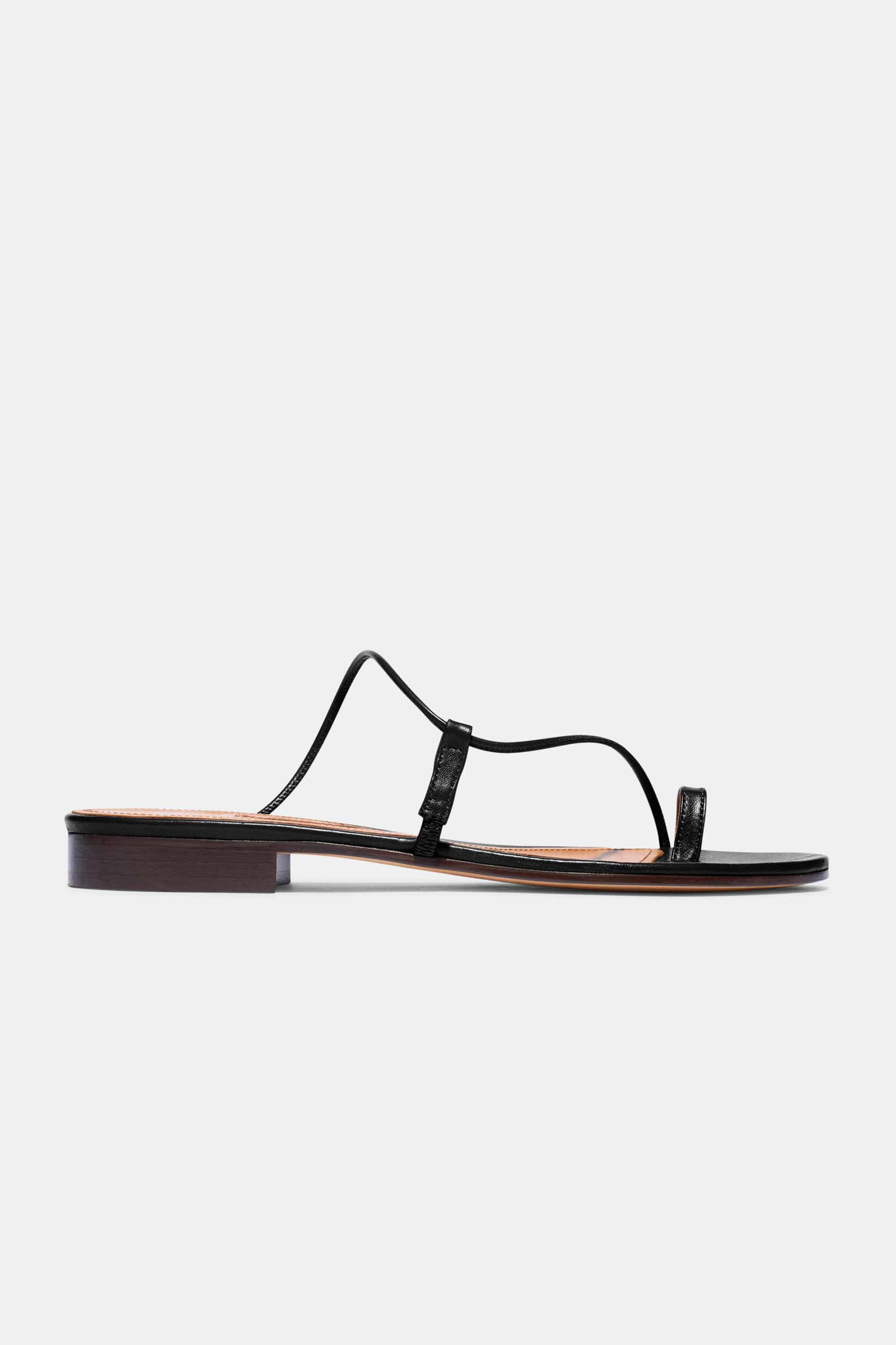 Image of Susan Slide in Black Plongé Nappa