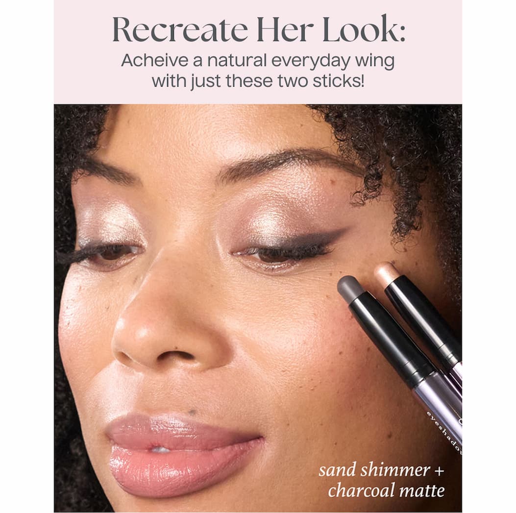 Recreate Her Look: Achieve a natural everyday wing with just these two sticks!