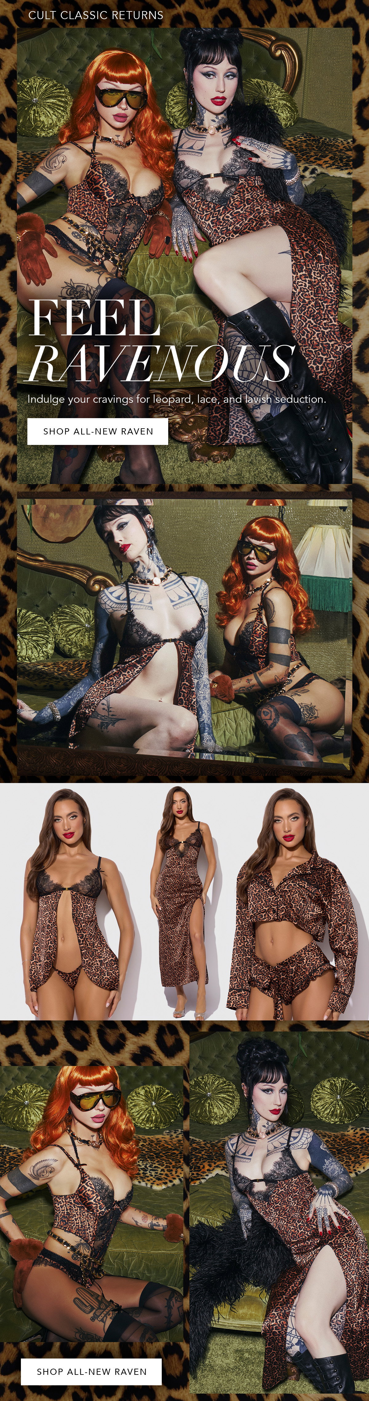 Cult Classic Returns | Feel Ravenous [Shop All-New Raven]