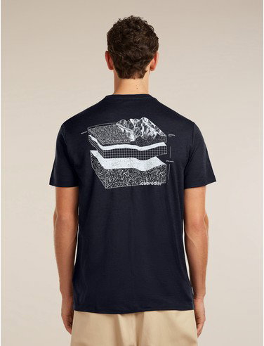 Men's Merino 150 Tech Lite Short Sleeve Tee Evolving Layers - Midnight Navy / L