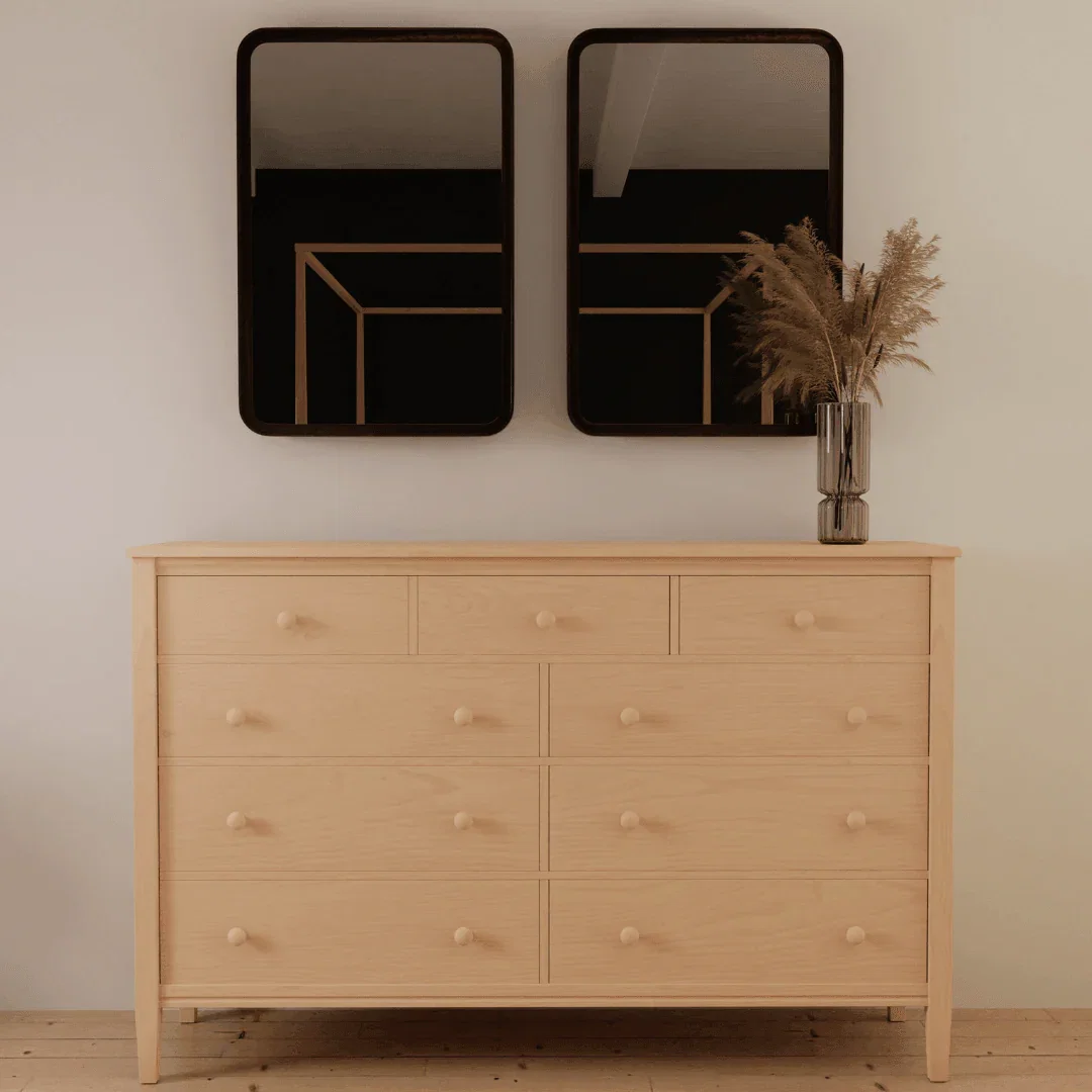 Image of Shaker Nine Drawer Dresser