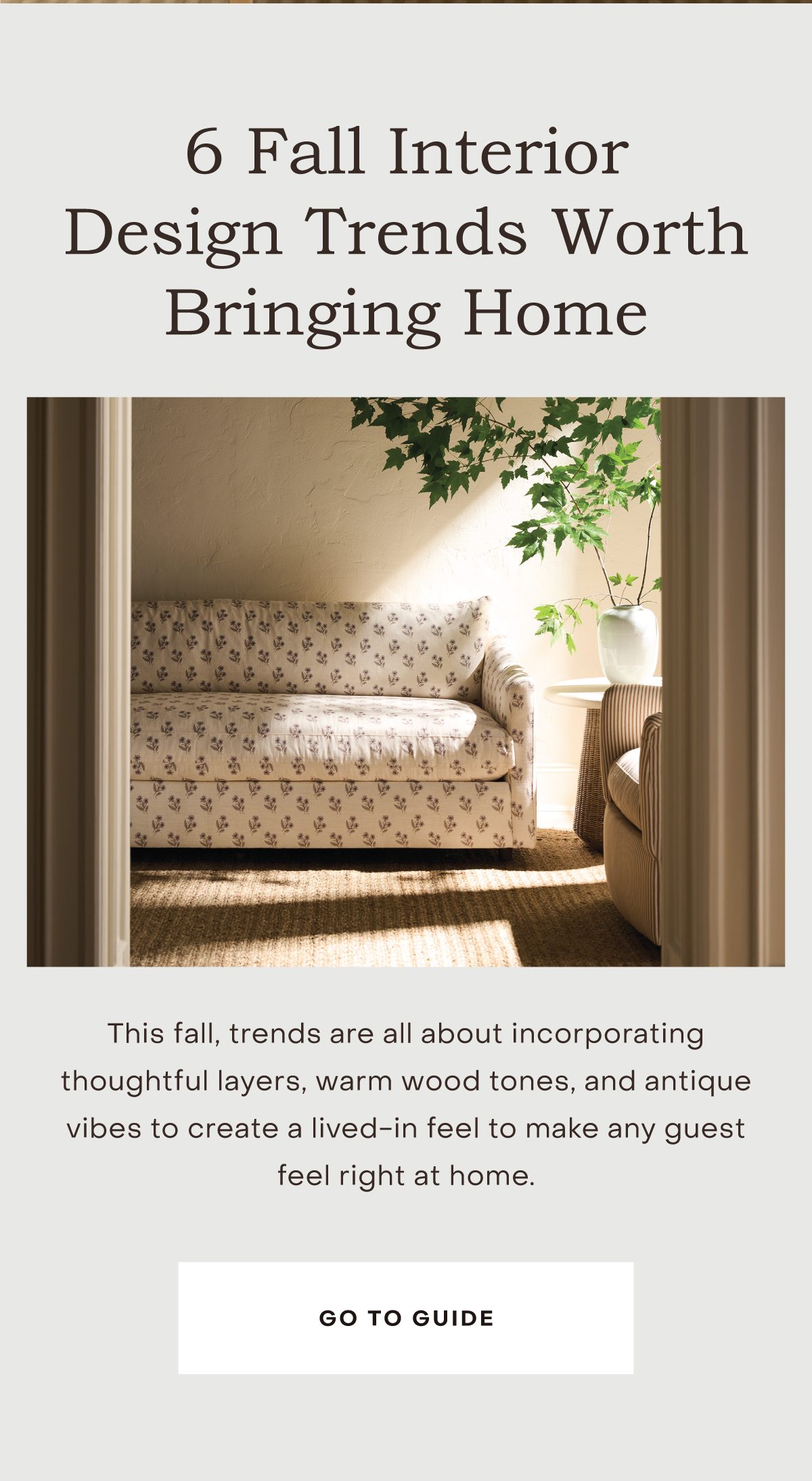 6 Fall Interior Design Trends Worth Bringing Home