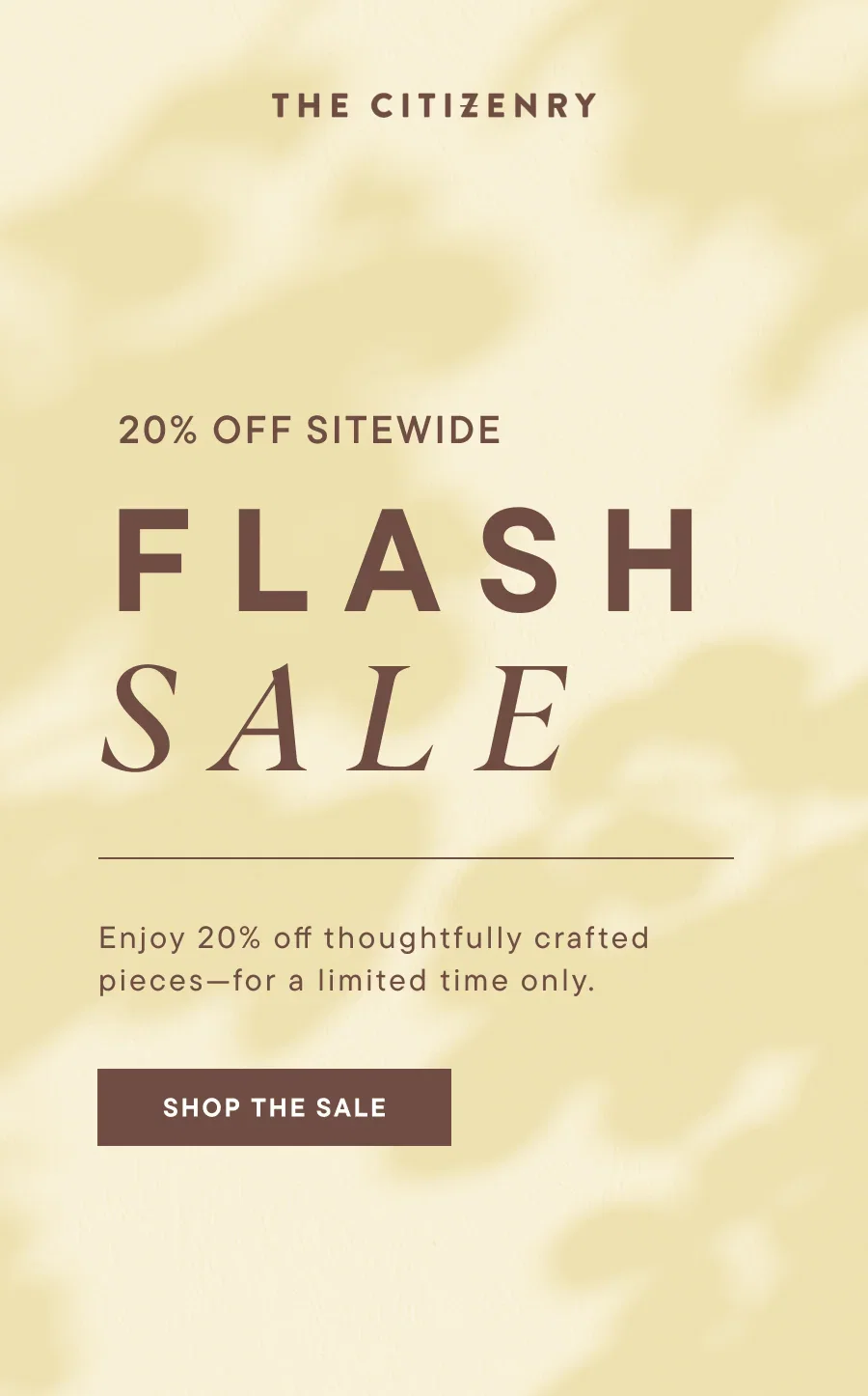 20% Off Sitewide