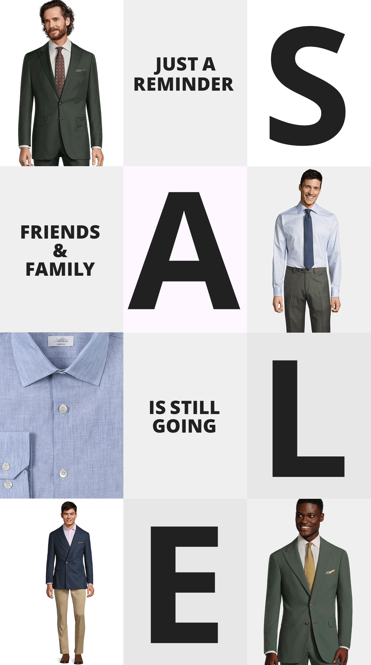 Just a reminder - our Friends & Family Sale is still going