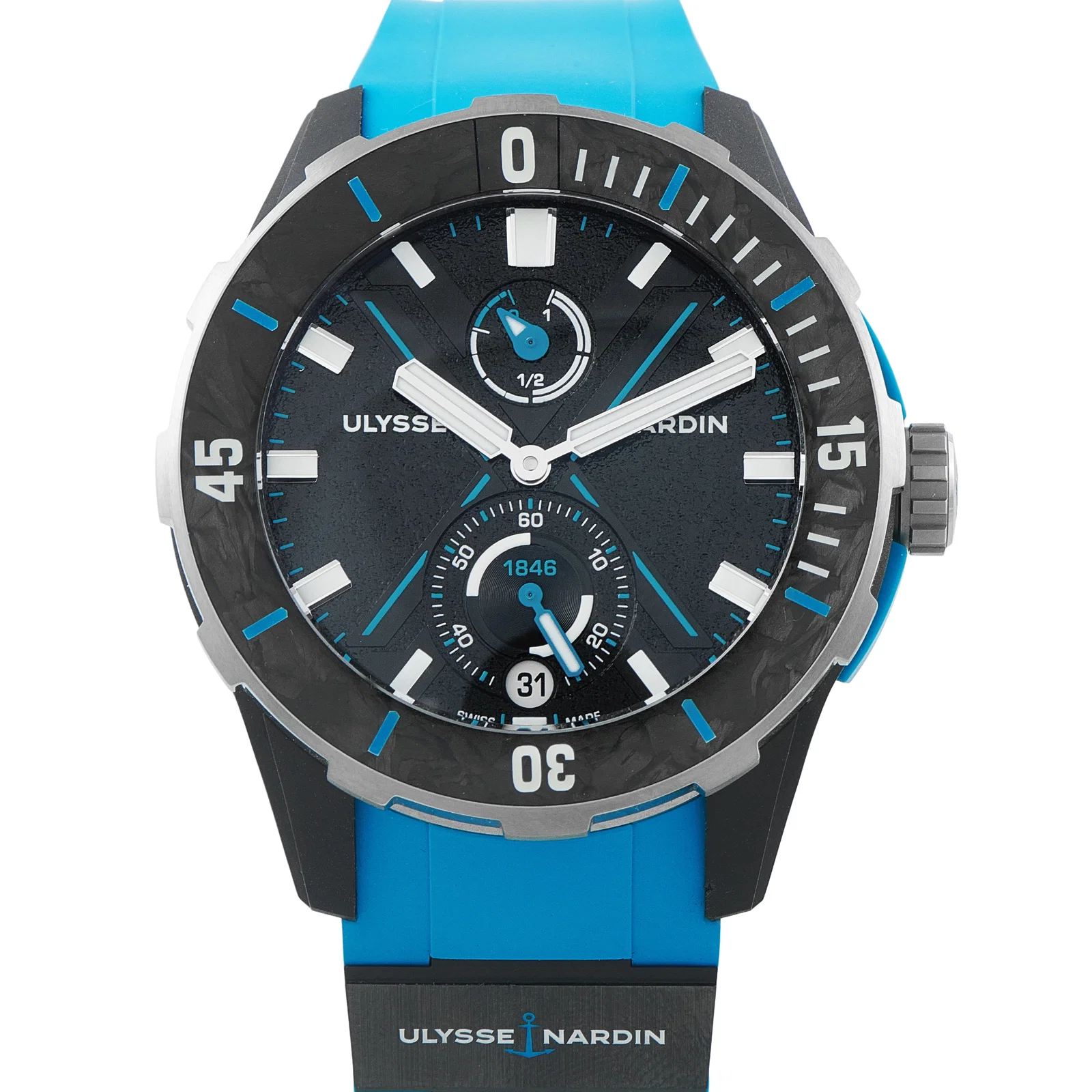 Ulysse Nardin Diver NET Azure Steel Watch 1183-170-2B