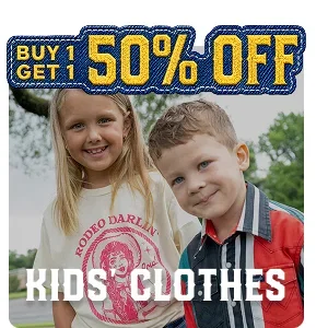 BUY 1 GET 1 50% OFF KIDS CLOTHES