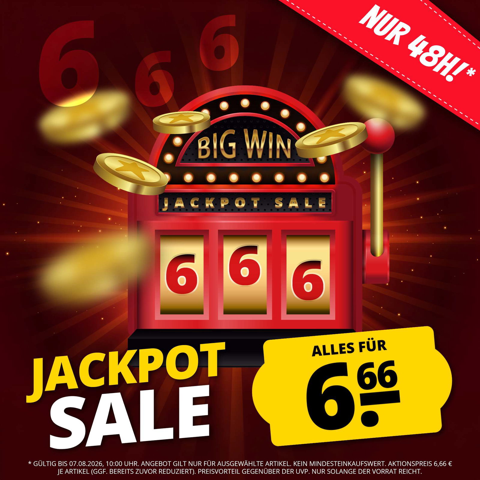 Jackpot Sale 6,66€
