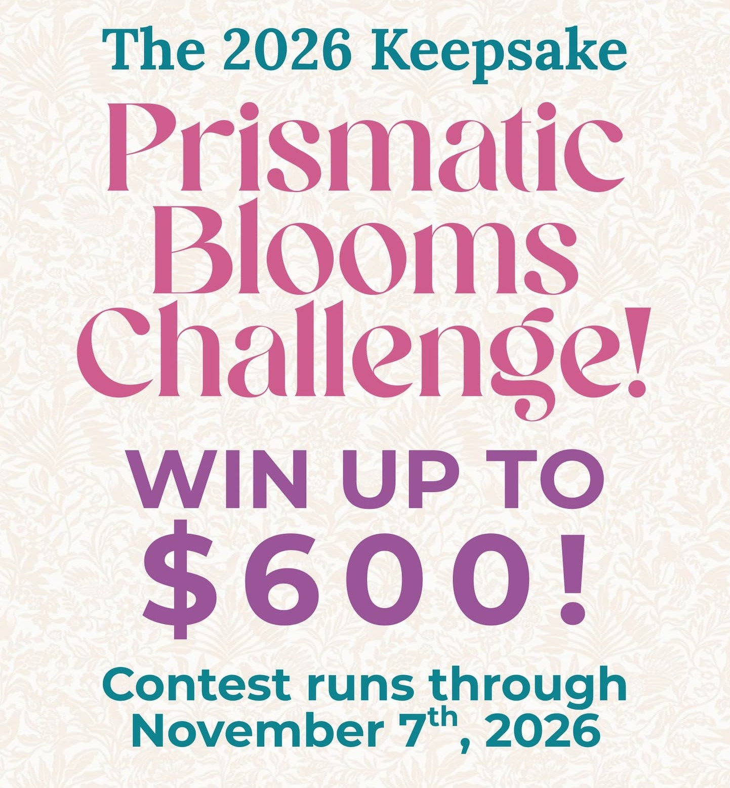 2026 Keepsake Challenge
