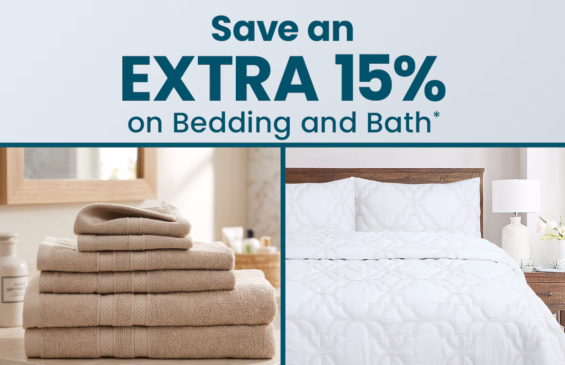 CORP 15% Off Bedding & Bath