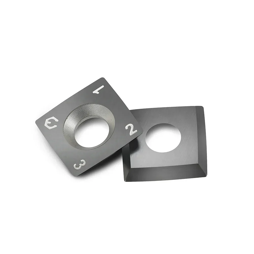 Carbide Insert Knife 15x15x2.5mm-30°-R150-4R0.5 for Helical Cutterhead, 4 Edges