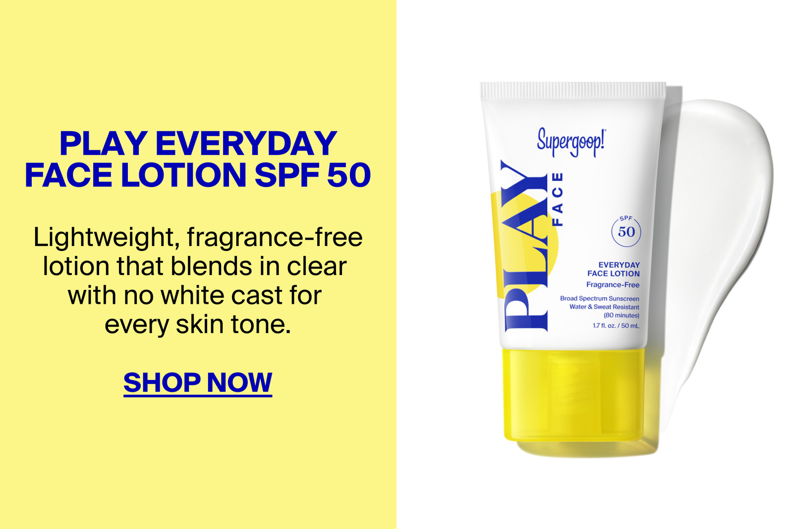 PLAY Face Lotion SPF 50