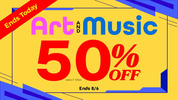  50% Off Art & Music Books — Limited Time Only!