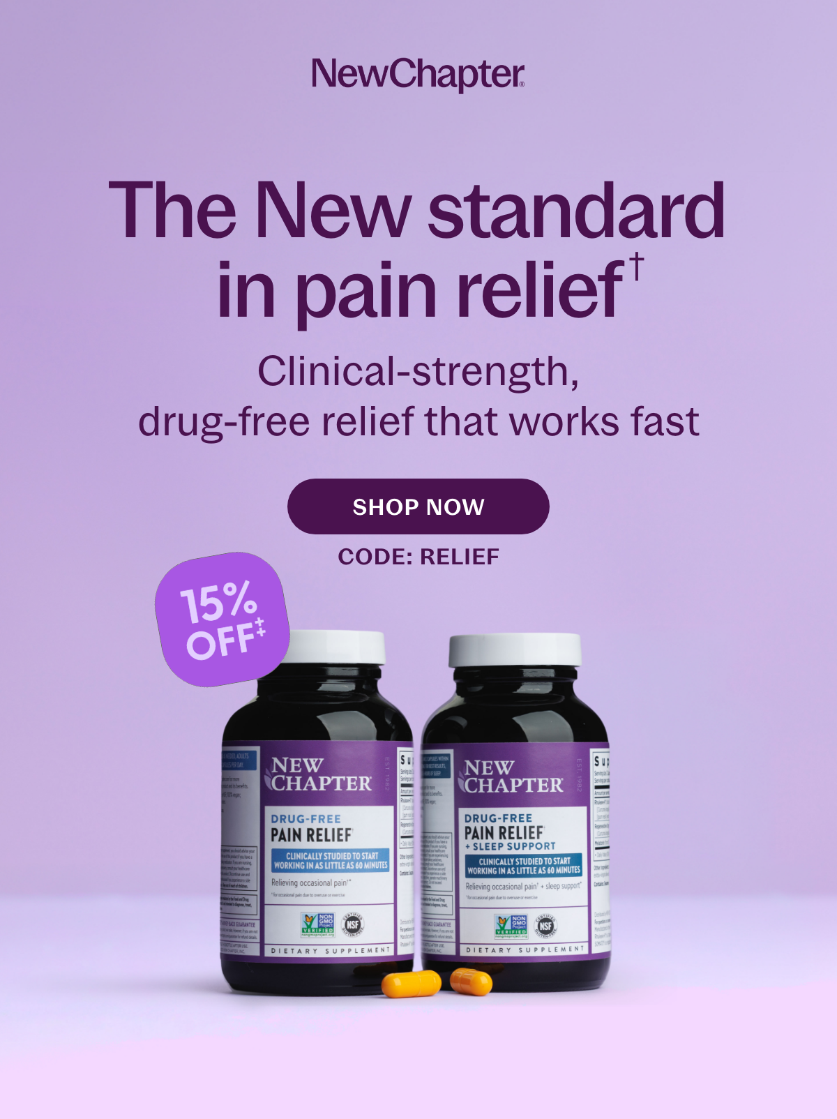 The New standard in pain relief