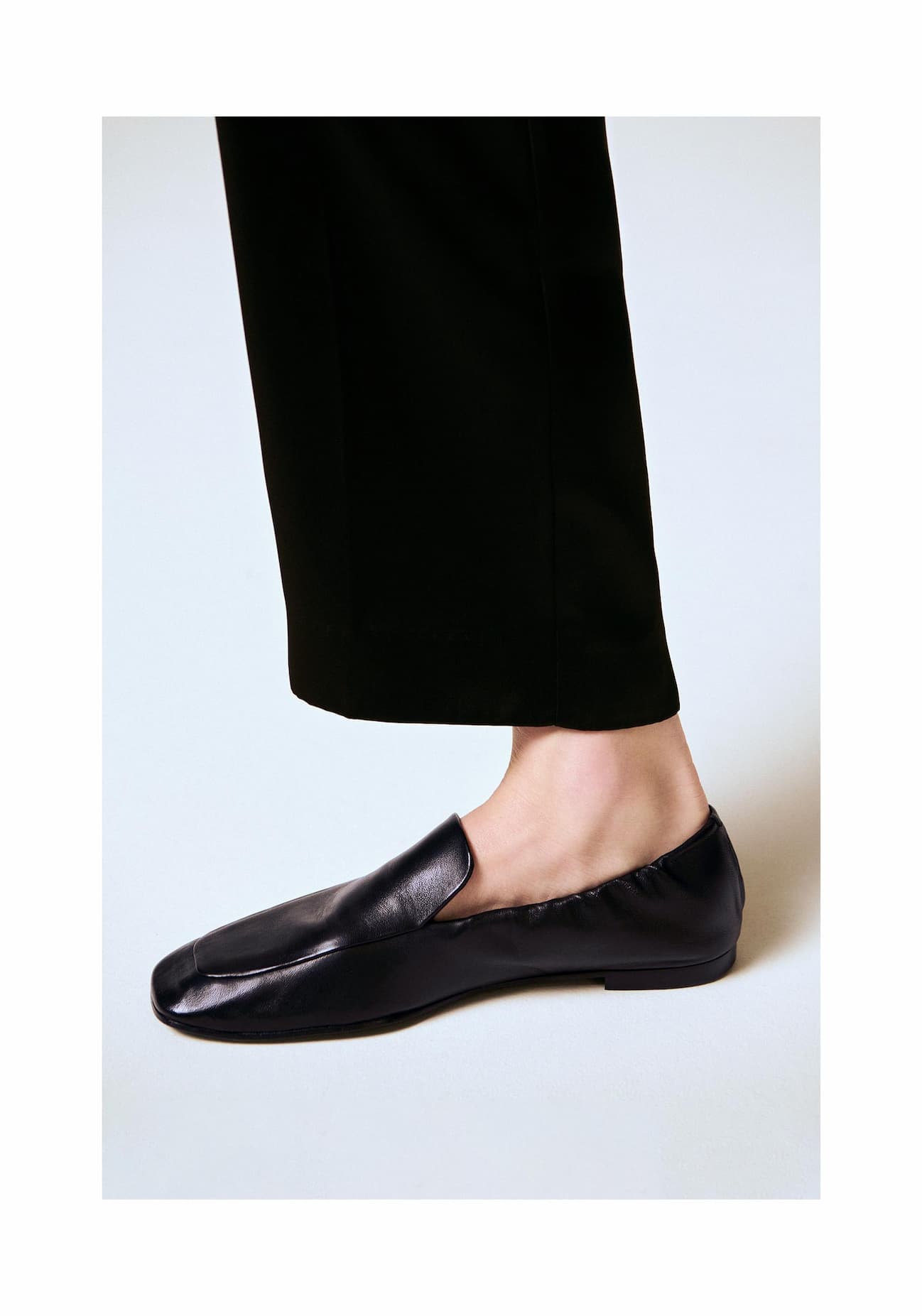 The Studio Loafer in Black Nappa