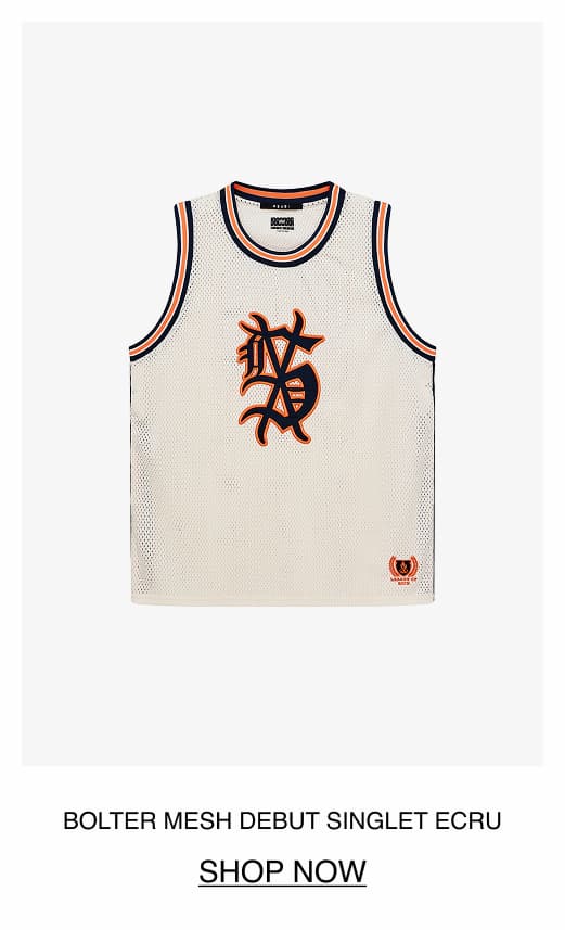BOLTER MESH DEBUT SINGLET ECRU