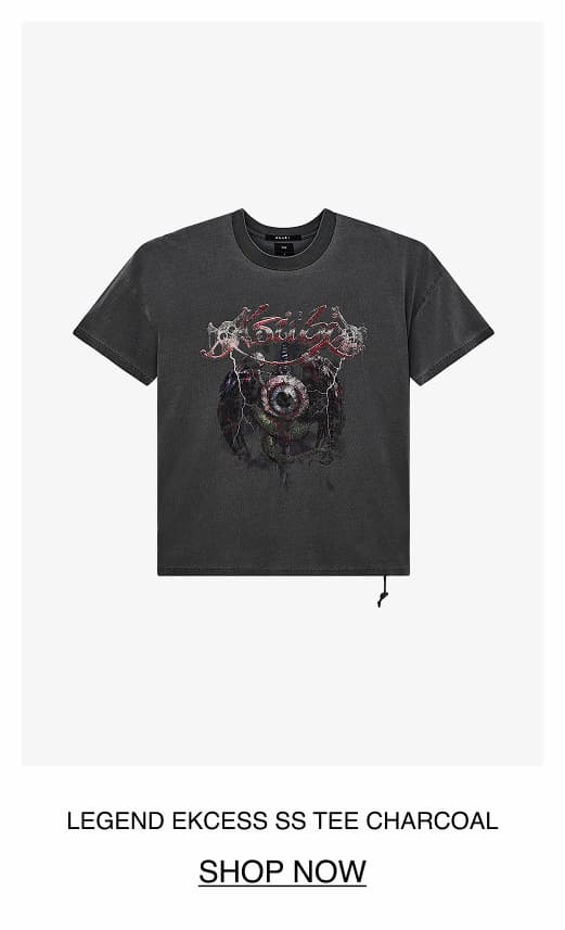 LEGEND EKCESS SS TEE CHARCOAL