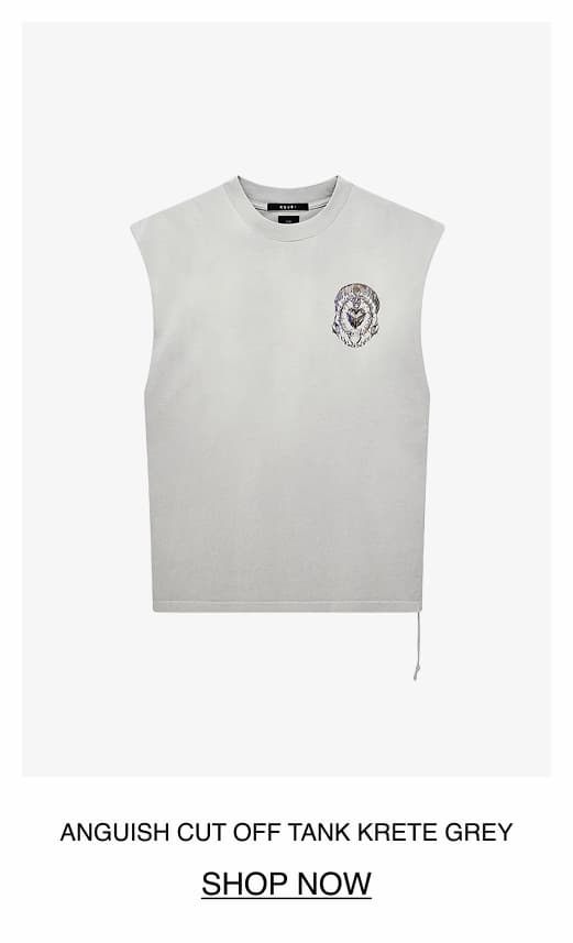 ANGUISH CUT OFF TANK KRETE GREY