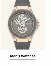 A black and gold watch. Mens watches.