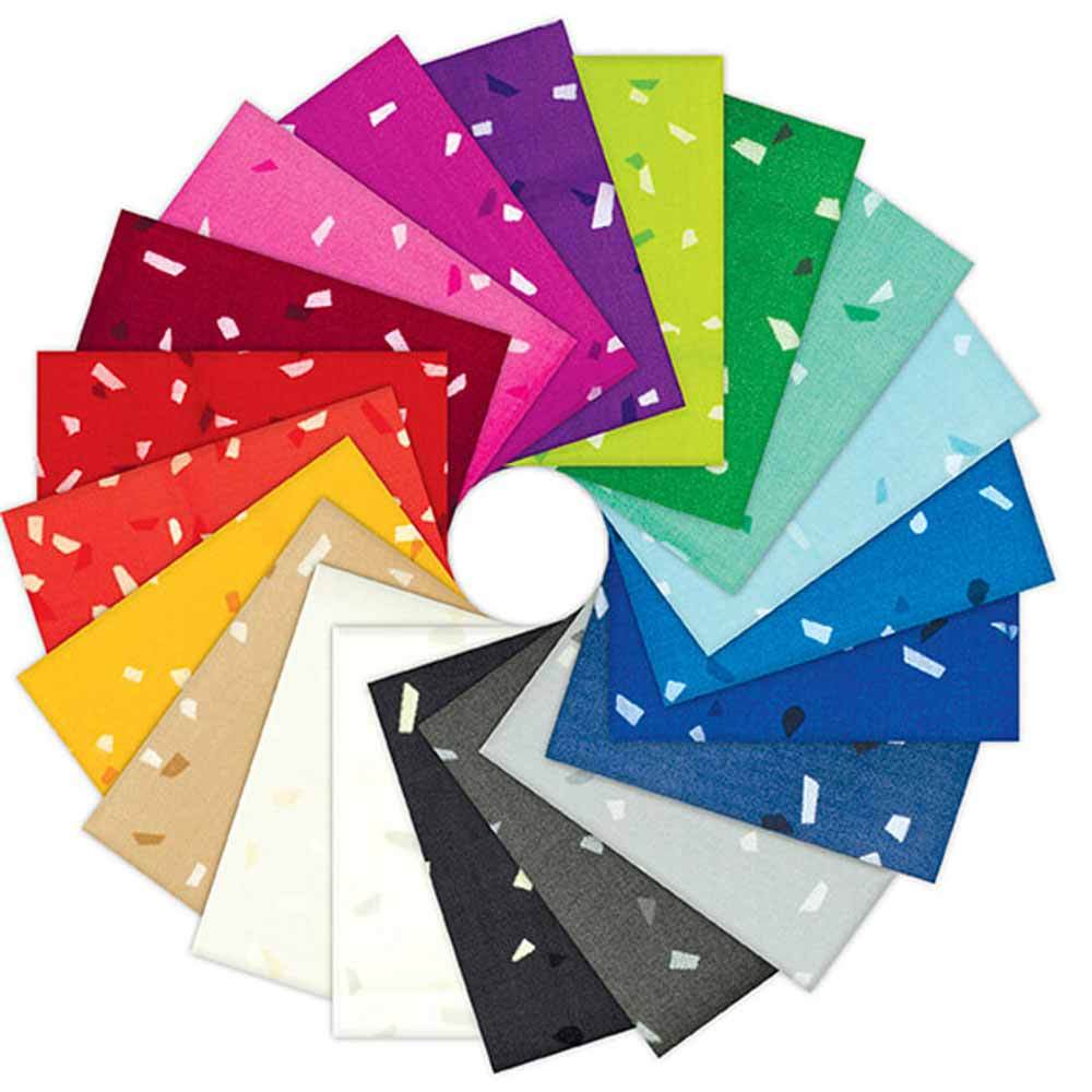 Image of Snippets I & II w/ Pearlescent - Studio E Fabrics - Fat Quarters - 20-Pieces