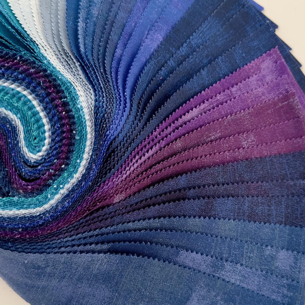 Image of Mystic Waters - Moda Grunge - 2.5" Strips - 42-Pieces