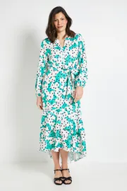 Floral Spot Print Dress