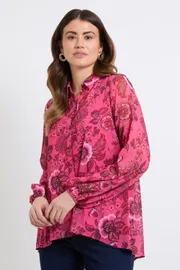 High Low Hem Longline Shirt