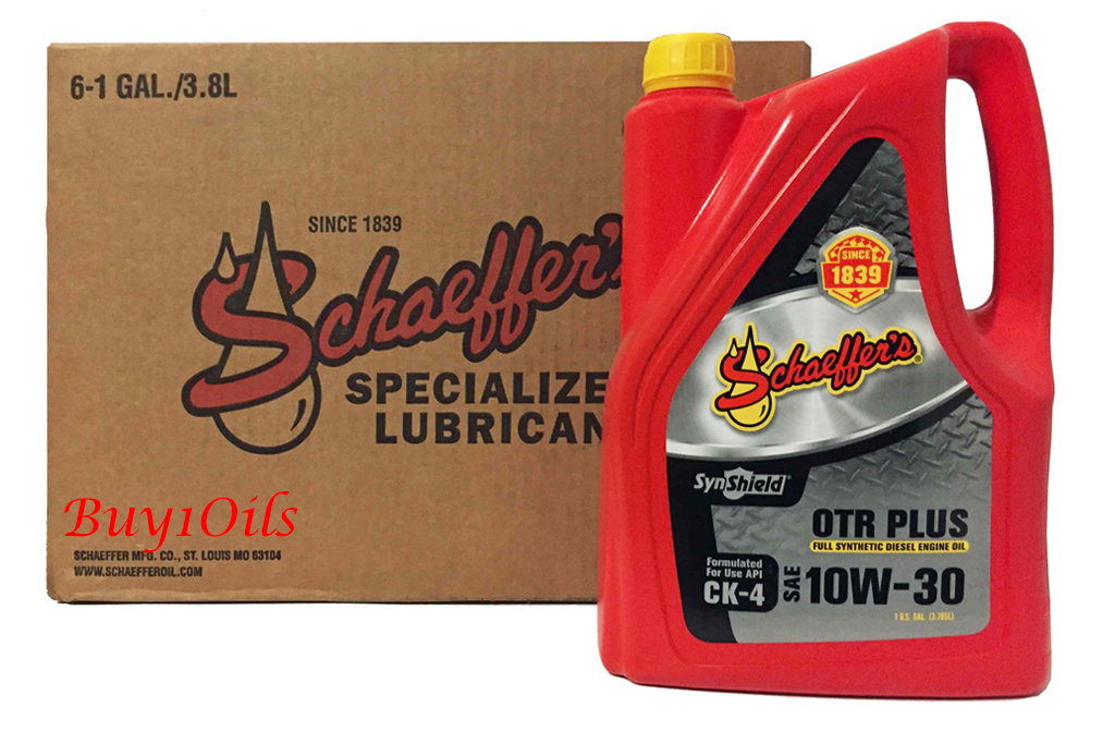 Schaeffer's 9012-006 SynShield OTR Plus Synthetic 10W-30 | 6-GC