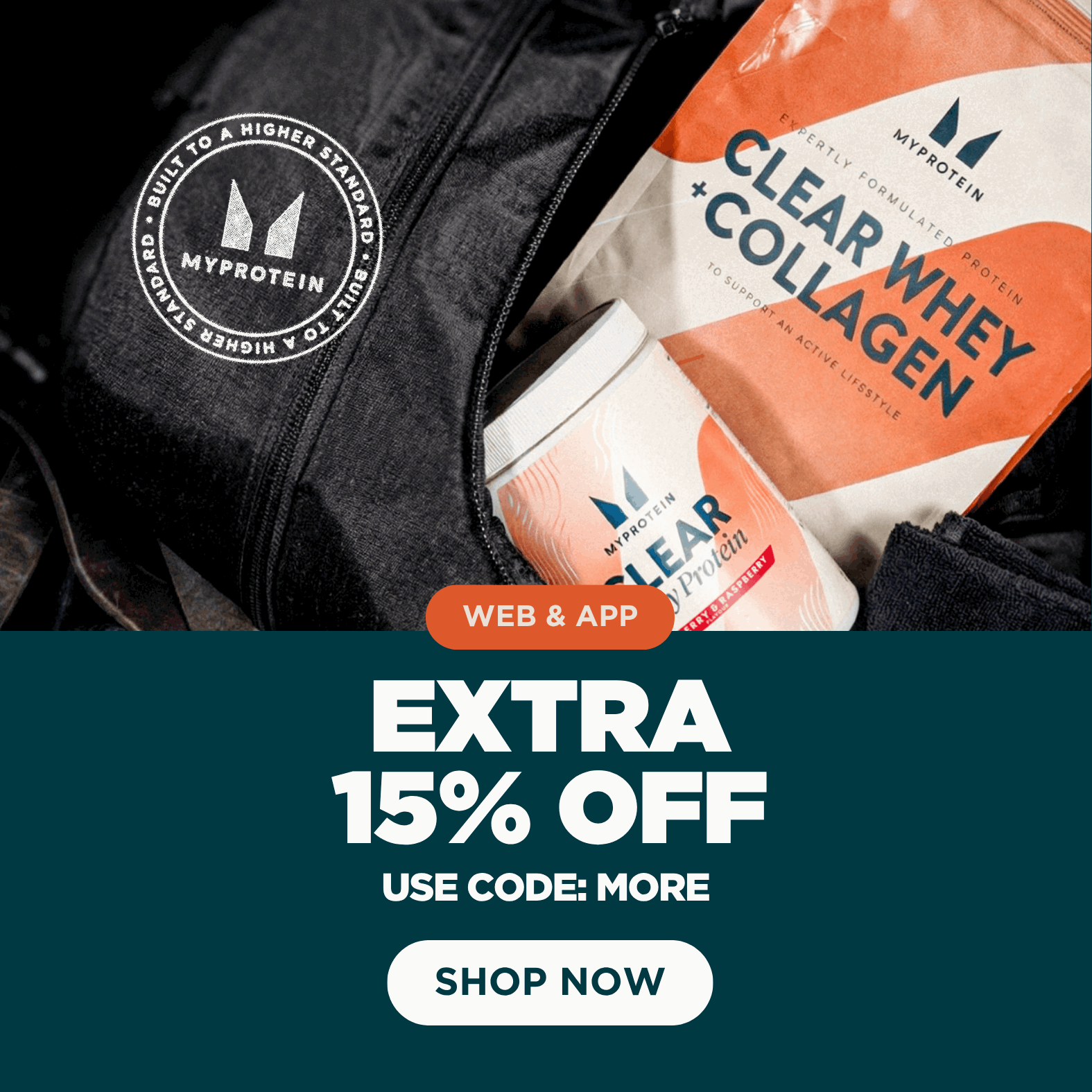 EXTRA 15% OFF ON THE WEB & APP