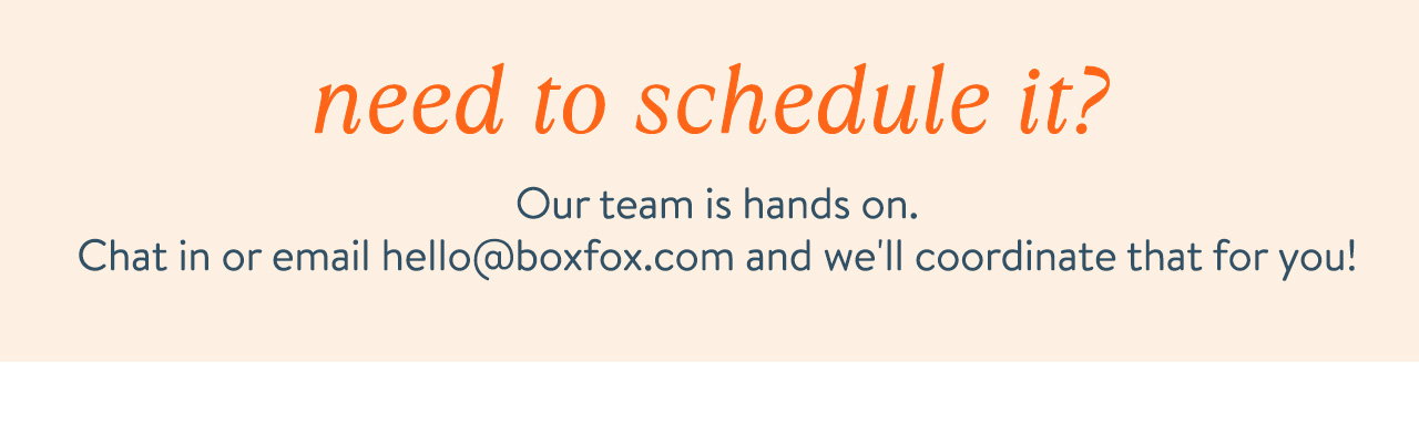 Schedule your gifts now: 