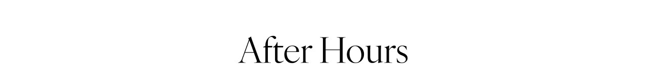 After Hours